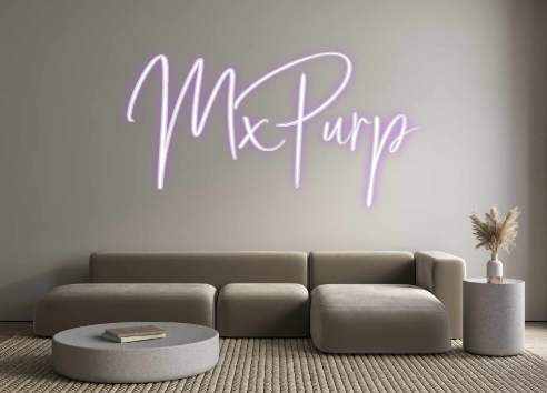 Custom Neon: MxPurp