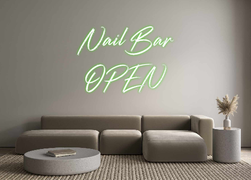 Custom Neon: Nail Bar
OPEN