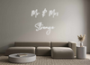 Custom Neon: Mr & Mrs
Stra...