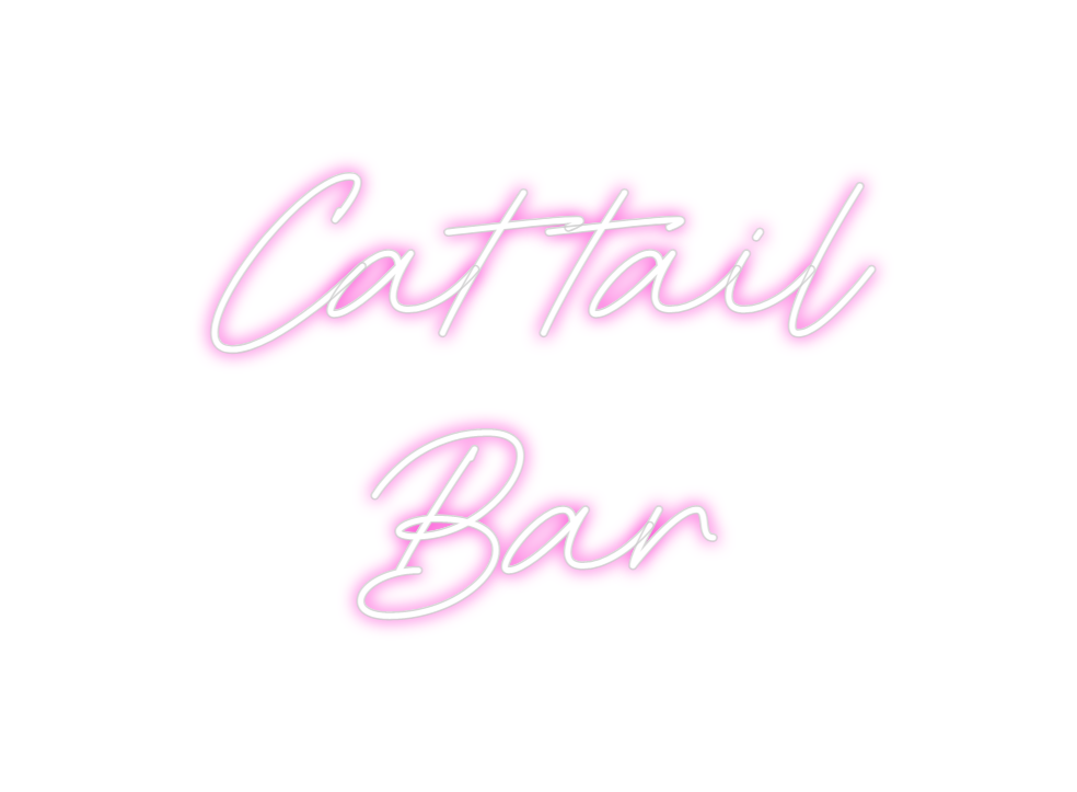 Custom Neon: Cat tail
Bar