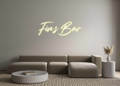 Custom Neon: Fin’s Bar