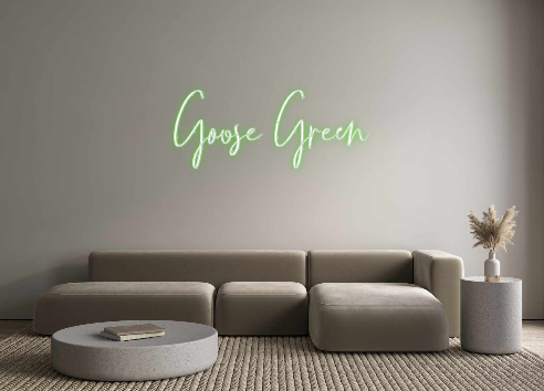 Custom Neon: Goose Green