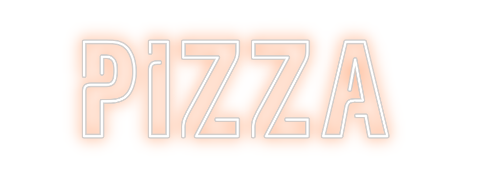 Custom Neon: Pizza