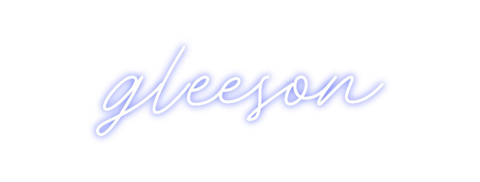 Custom Neon: gleeson