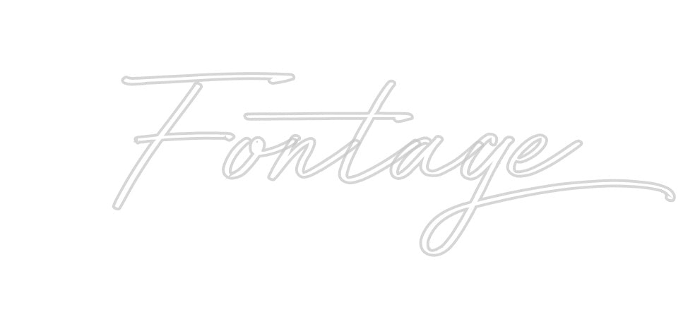 Custom Neon: Fontage