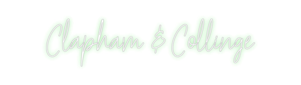 Custom Neon: Clapham & Col...