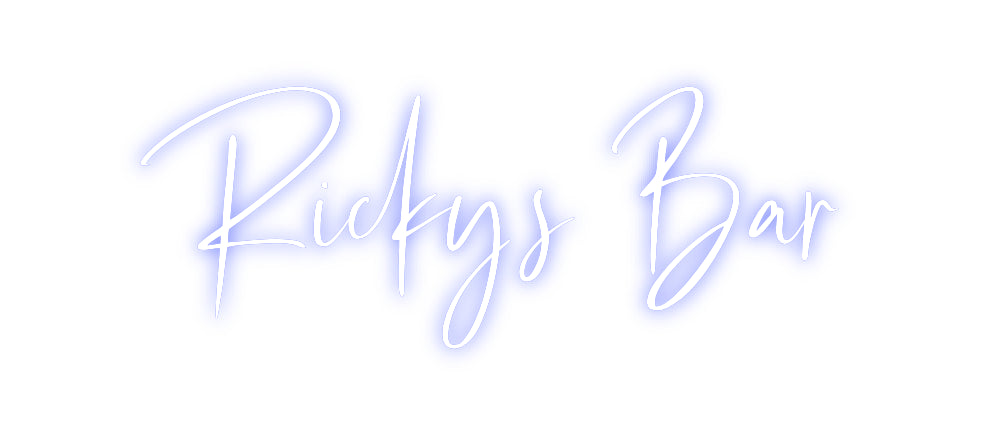 Custom Neon: Ricky’s Bar