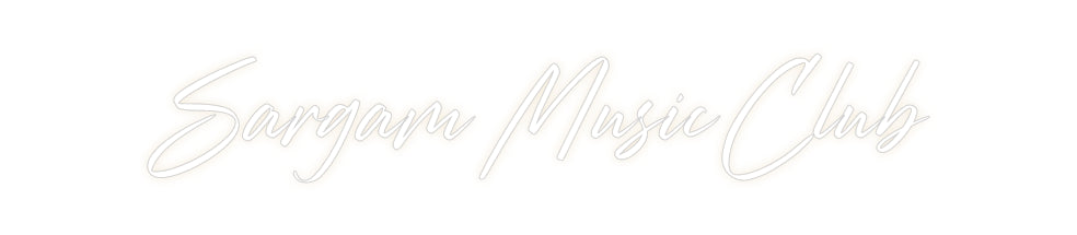 Custom Neon: Sargam Music ...