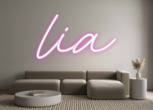 Custom Neon: lia