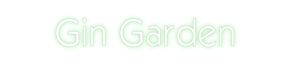 Custom Neon: Gin Garden