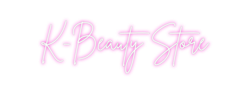 Custom Neon: K-Beauty Store