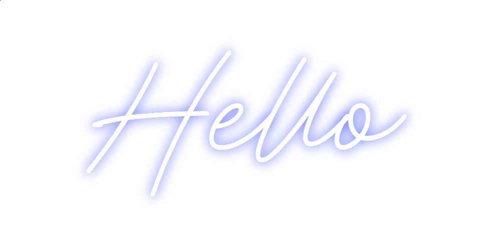 Custom Neon: Hello