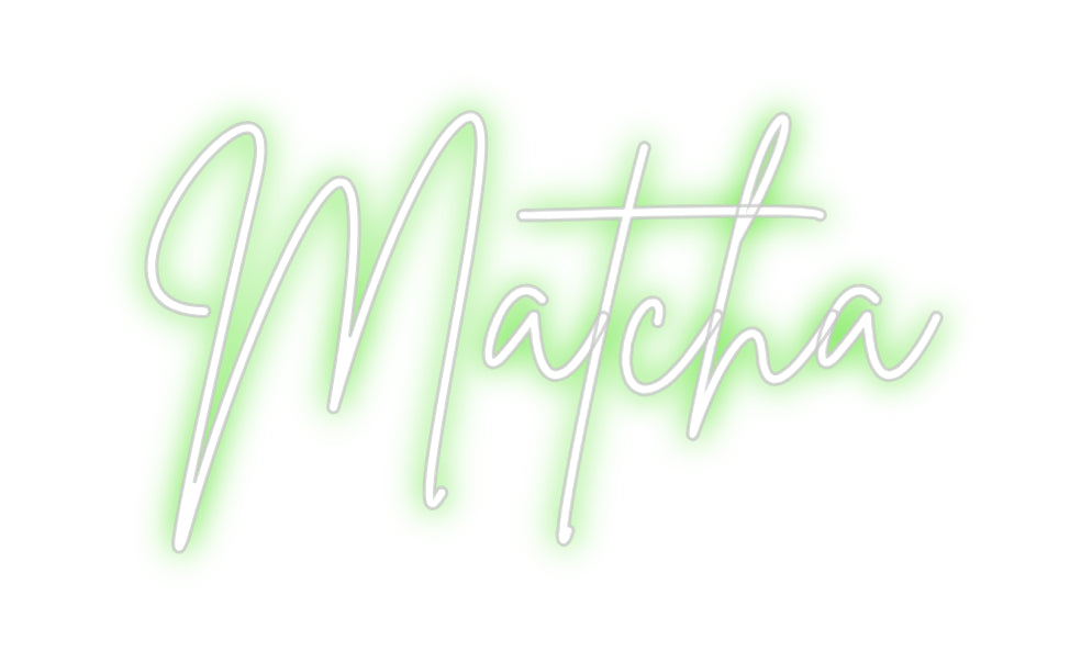 Custom Neon: Matcha