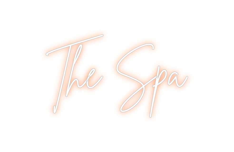 Custom Neon: The Spa