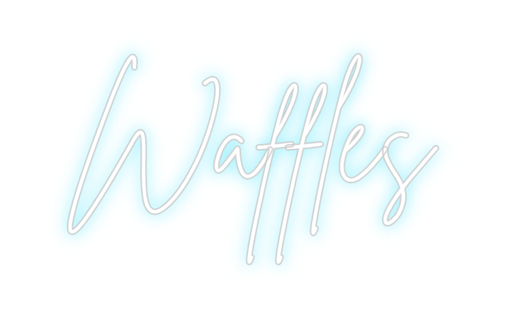 Custom Neon: Waffles