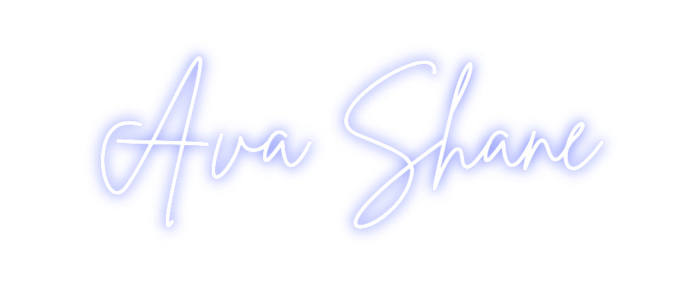 Custom Neon: Ava Shane