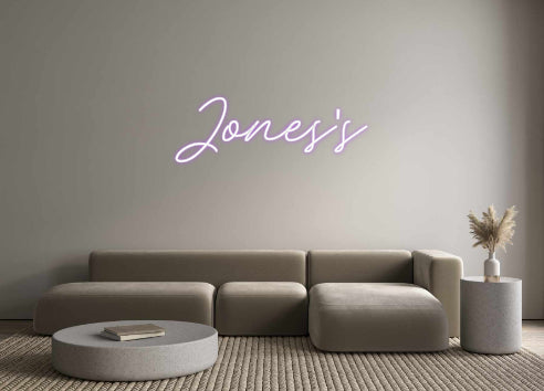 Custom Neon: Jones's