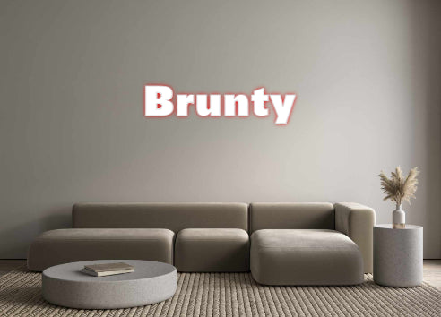 Custom Neon: Brunty