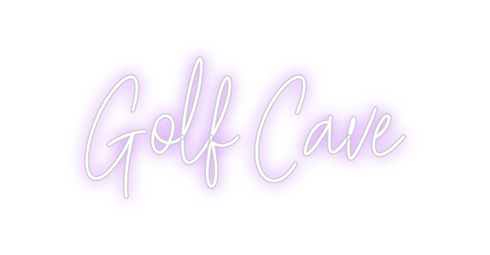 Custom Neon: Golf Cave