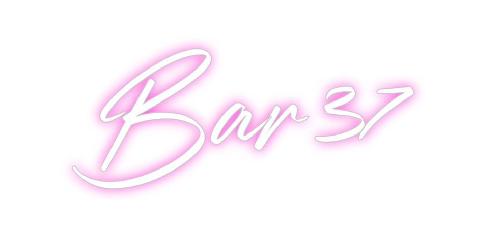 Custom Neon: Bar 37