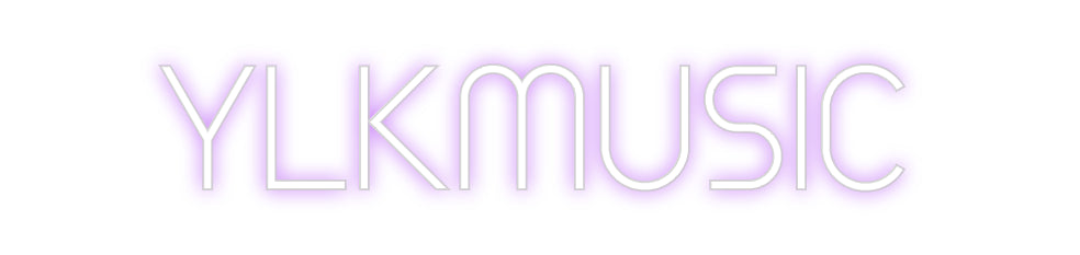 Custom Neon: YLKMUSIC