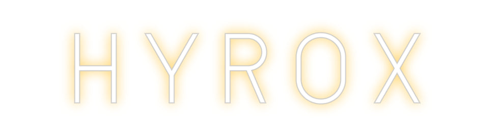 Custom Neon: H Y R O X