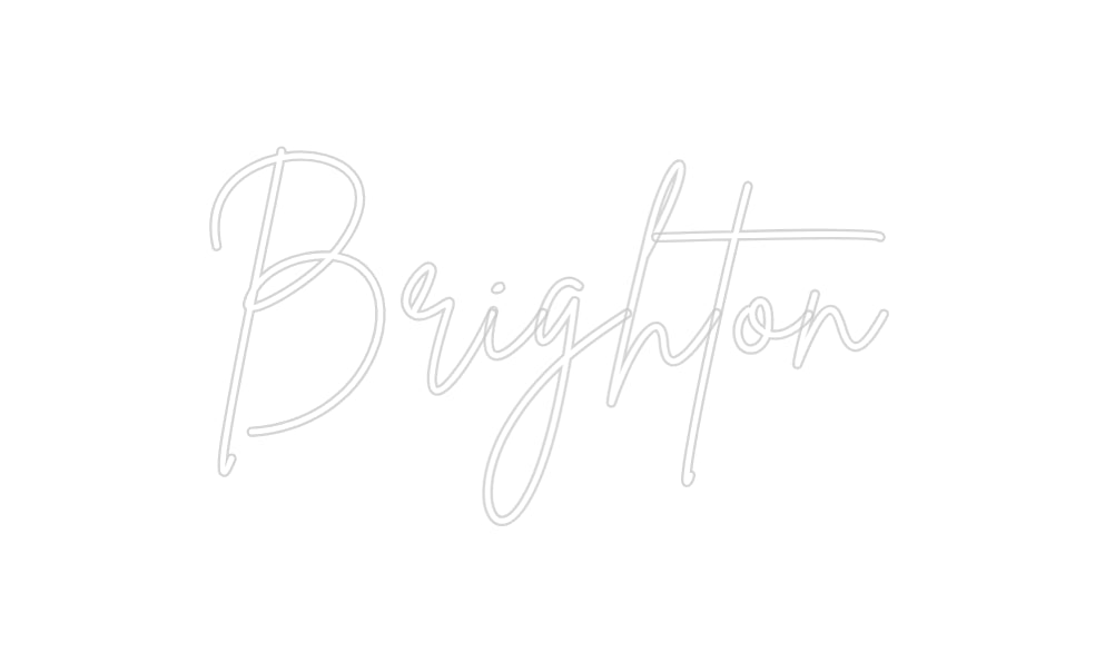 Custom Neon: Brighton