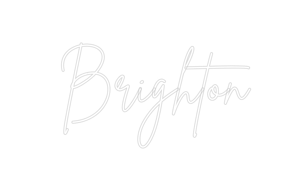 Custom Neon: Brighton