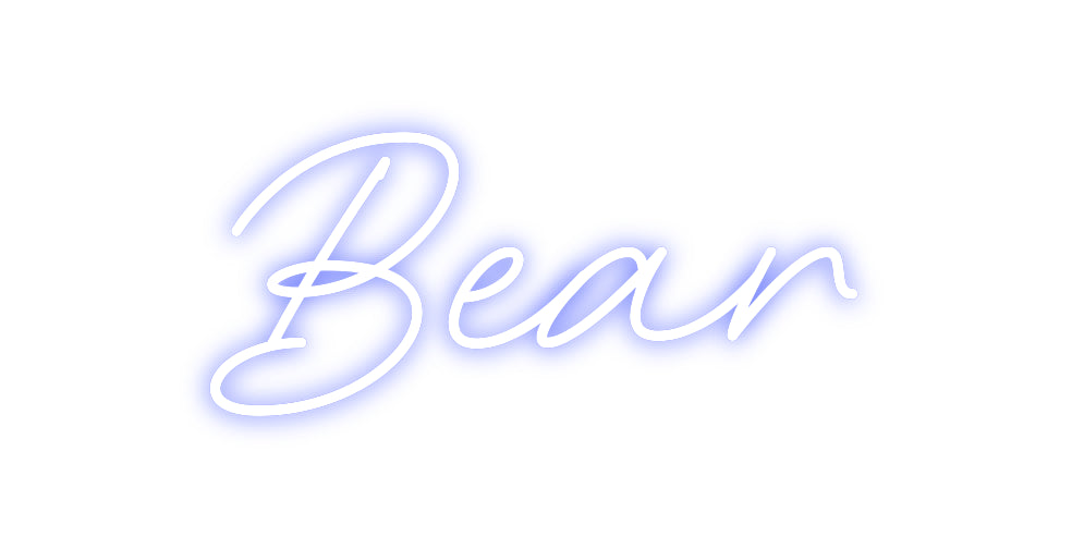 Custom Neon: Bear