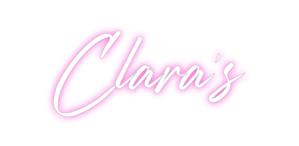 Custom Neon: Clara's