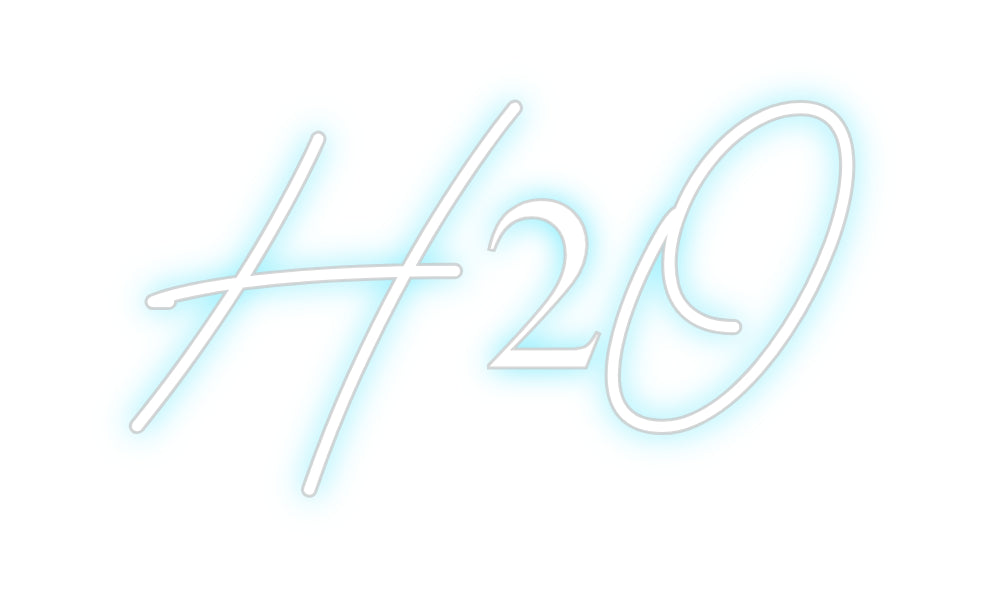 Custom Neon: H2O