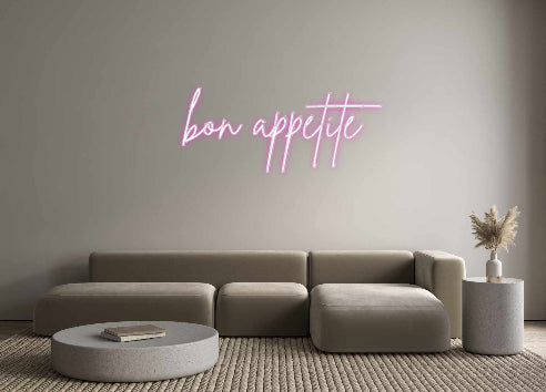 Custom Neon: bon appetite