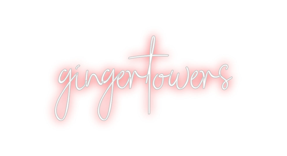 Custom Neon: gingertowers