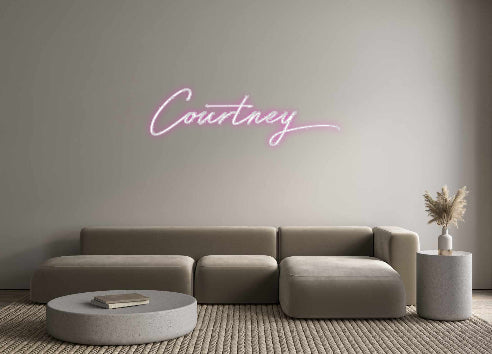 Custom Neon: Courtney