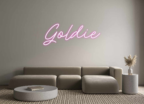 Custom Neon: Goldie