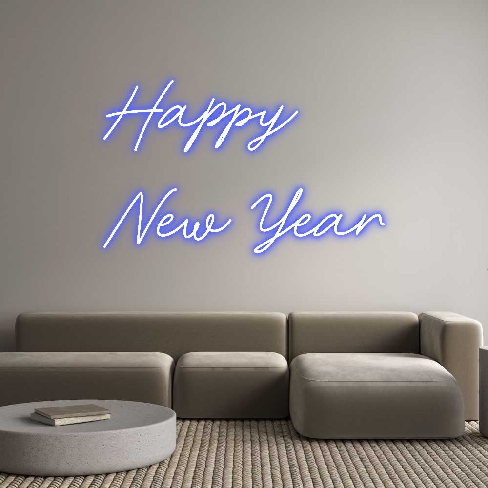 Custom Neon: Happy
New Year