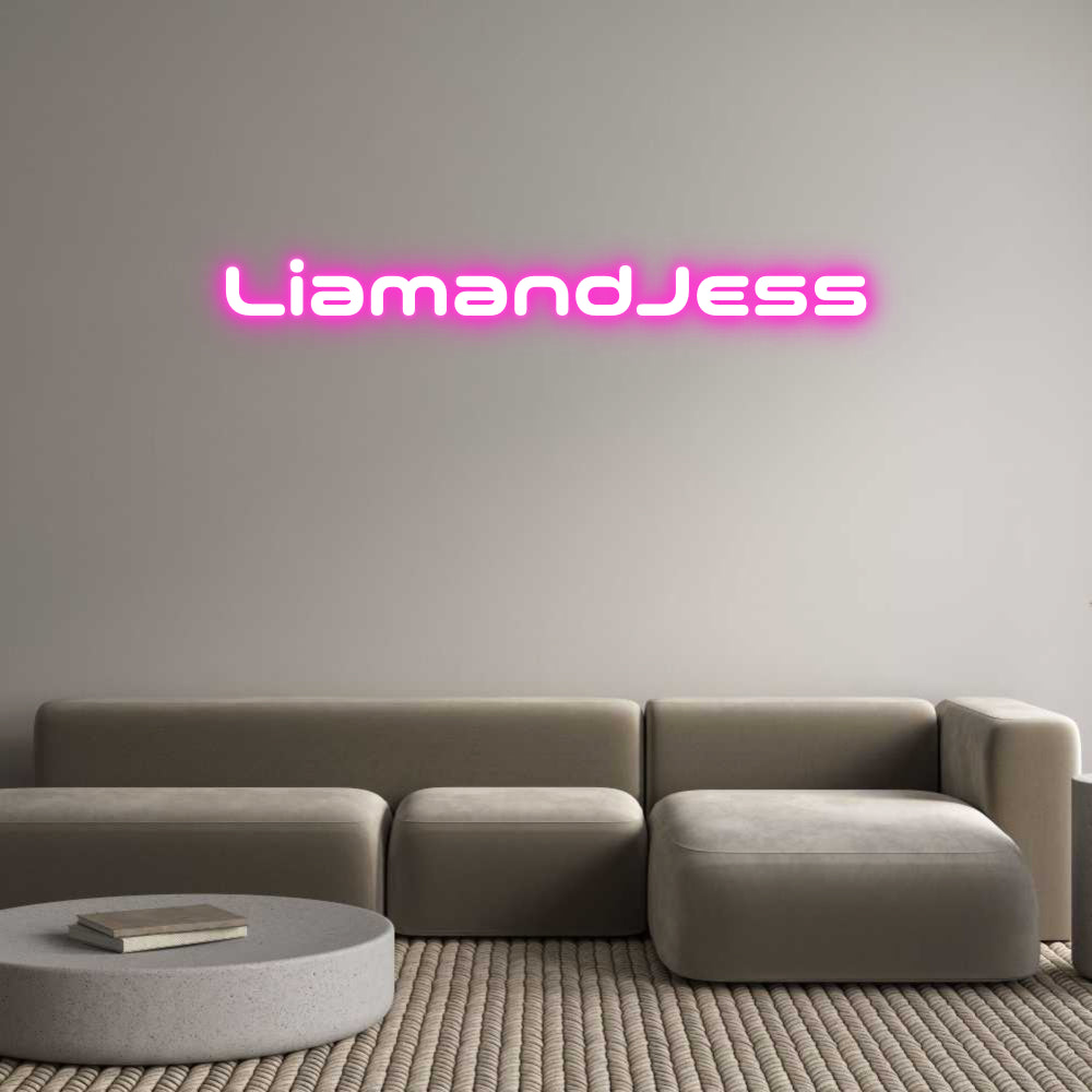 Custom Neon: LiamandJess