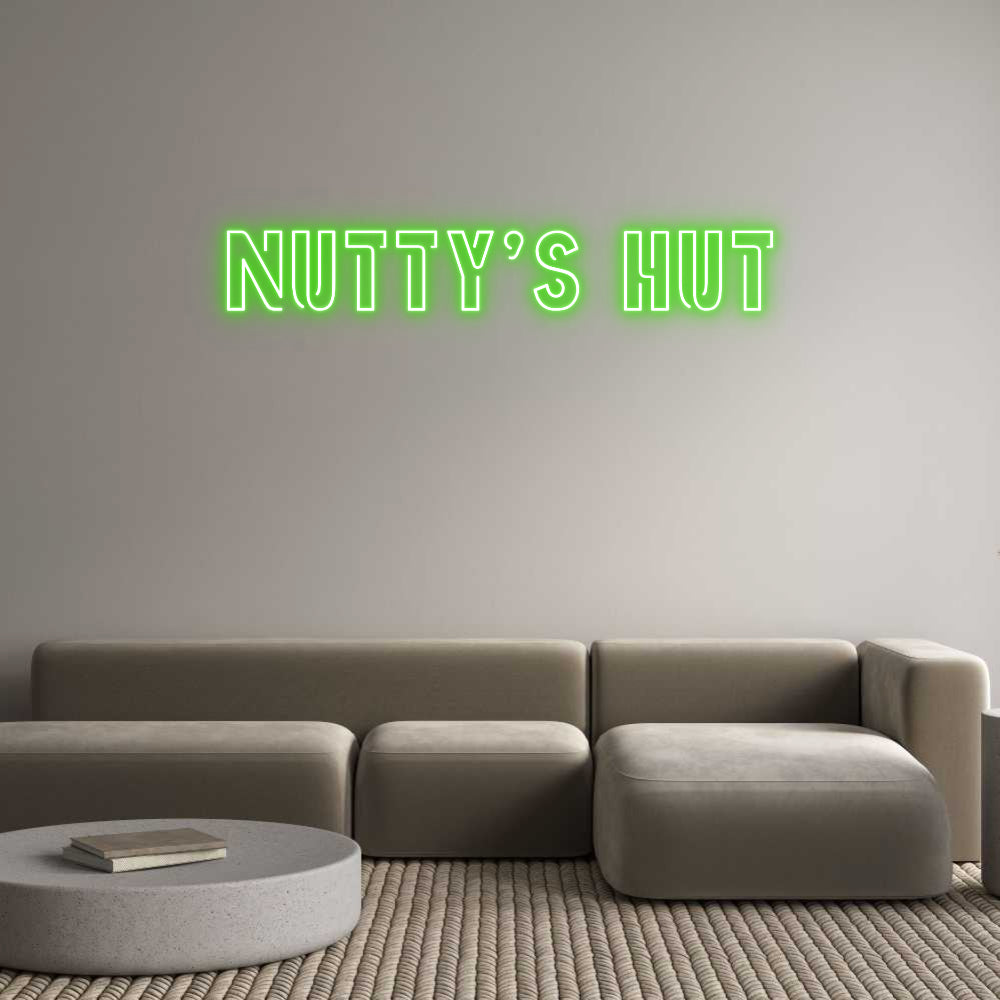 Custom Neon: Nutty's Hut