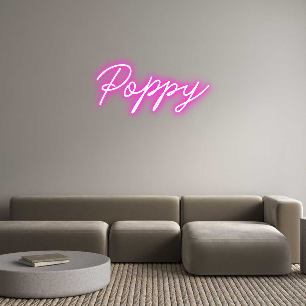 Custom Neon: Poppy