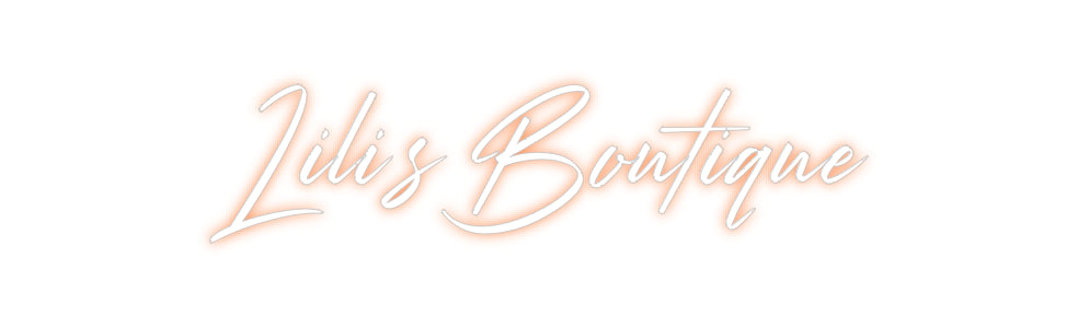 Custom Neon: Lili’s Boutiq...