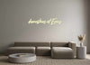 Custom Neon: downstairs at...