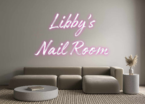 Custom Neon: Libby’s
Nail...