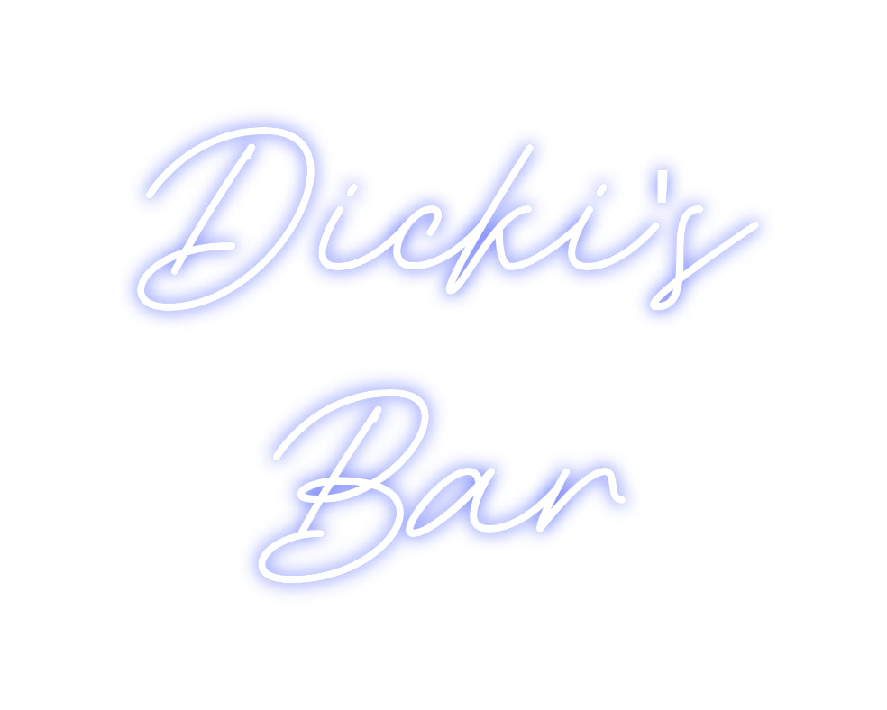 Custom Neon: Dicki's
Bar