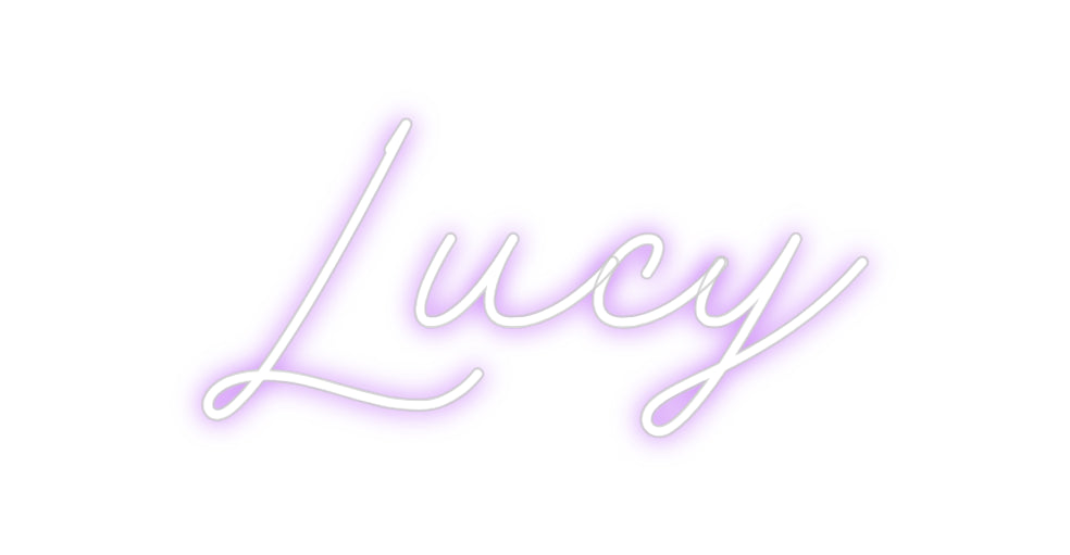 Custom Neon: Lucy