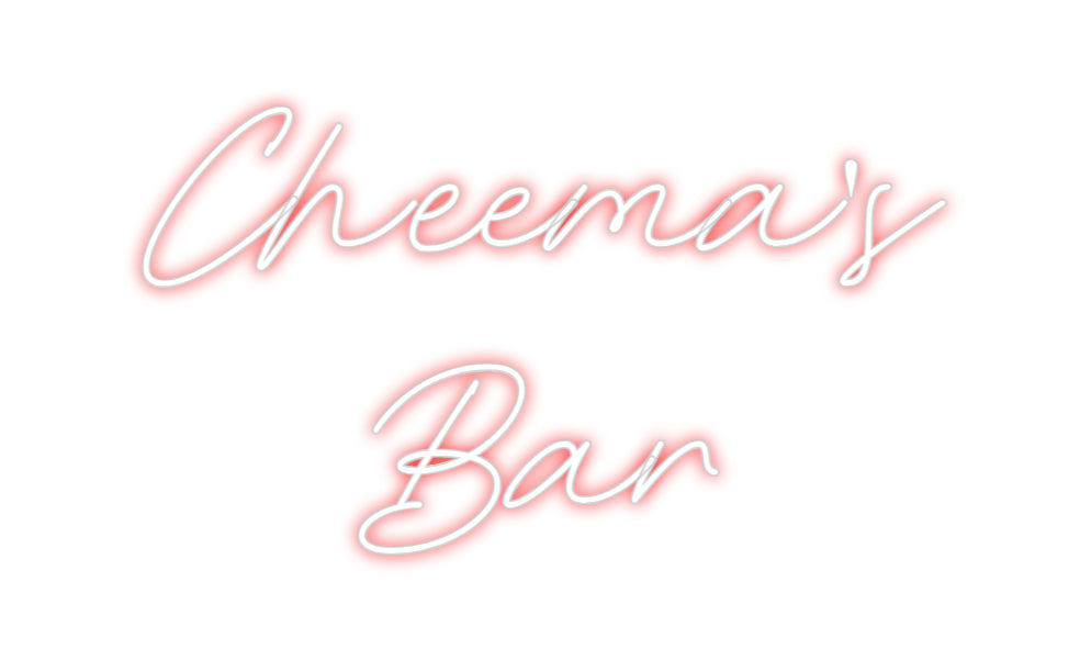 Custom Neon: Cheema's
Bar