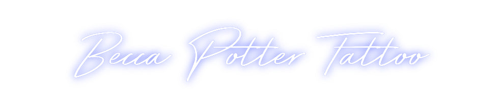 Custom Neon: Becca Potter ...