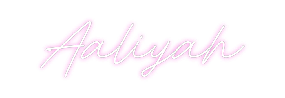 Custom Neon: Aaliyah