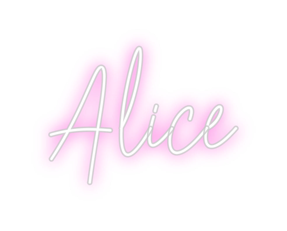 Custom Neon: Alice