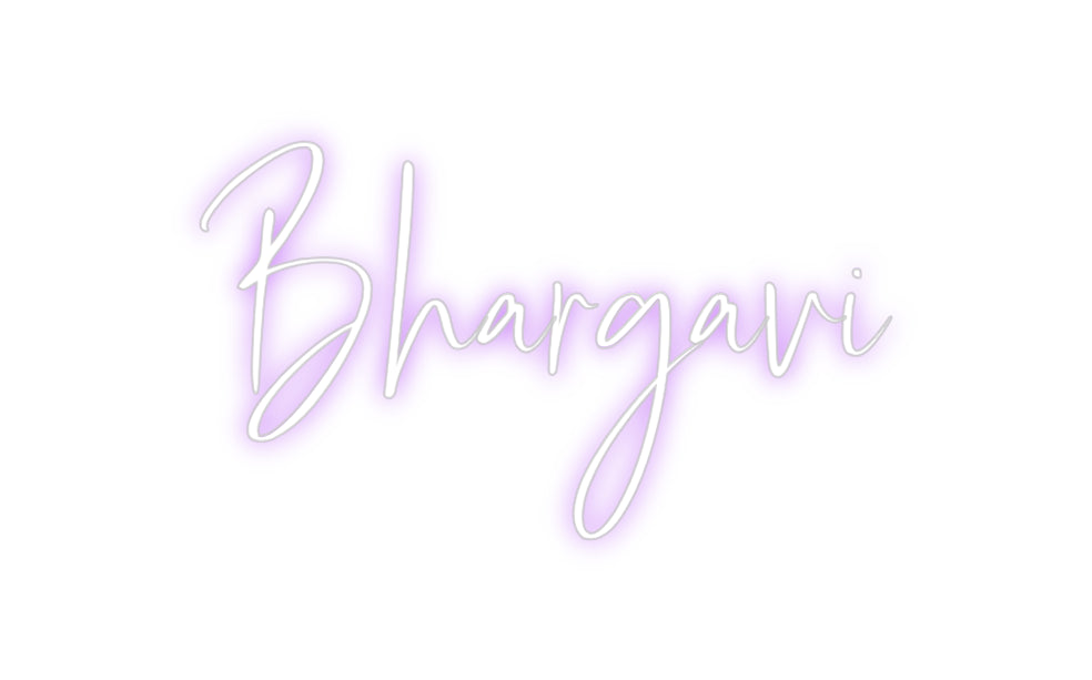 Custom Neon: Bhargavi