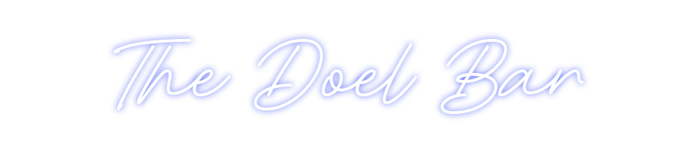 Custom Neon: The Doel Bar